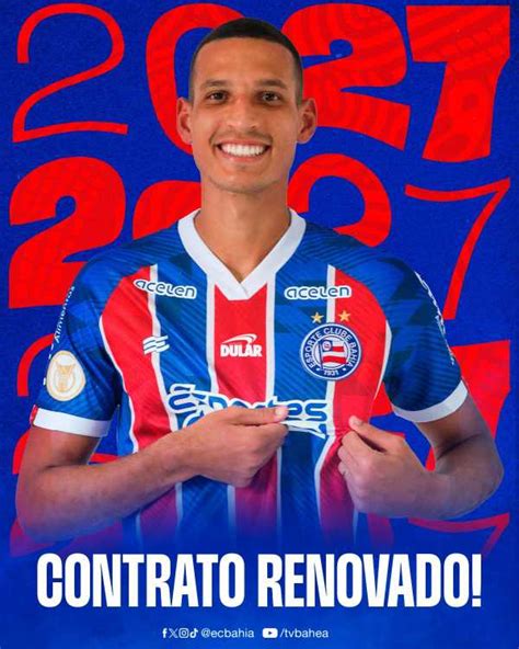 Bahia Renova O Contrato Do Zagueiro Gabriel Xavier At Dezembro De