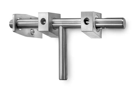 Marine Grade Stainless Steel Contemporary Style Lockable Slide Bolt