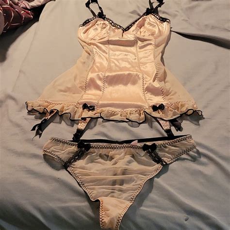 Intimates Sleepwear New With Out Tags Victoria Secret Lingerie Light Pink And Black Pc Set