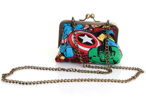 Marvel Avengers Superheros Evening Bag Purse And Clutch In One Etsy