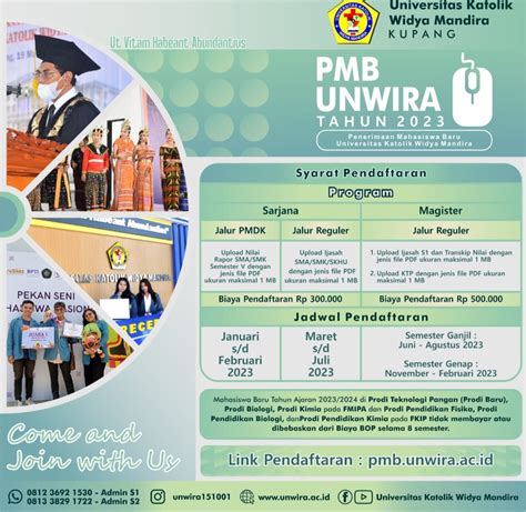 Pendaftaran Mahasiswa I Baru TA 2023 2024 Universitas Katolik Widya