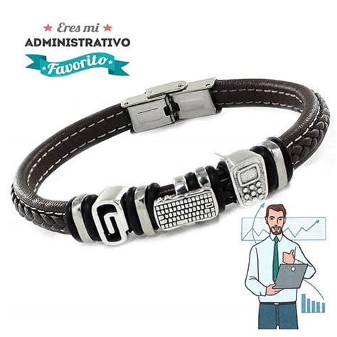 PULSERA ADMINISTRATIVO PLATA Joyería Andrés