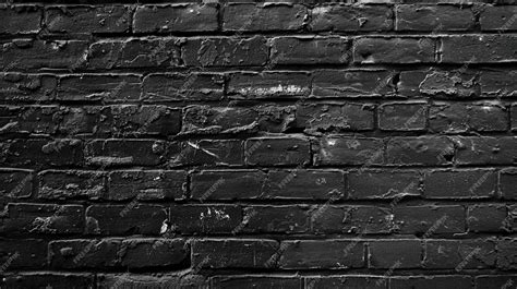 Premium Photo Texture Of A Black Painted Brick Wall As A Background Or Wallpaper