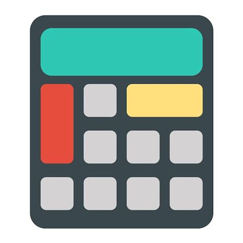 Premium Vector Calculator Flat Illustration