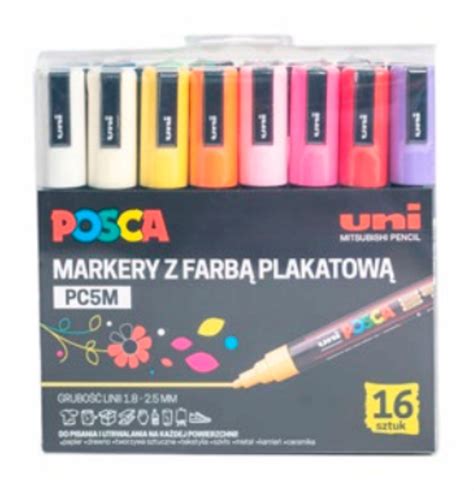 Markery Dekoracyjne Uni Posca Pc M Zestaw Szt Pc M Cena