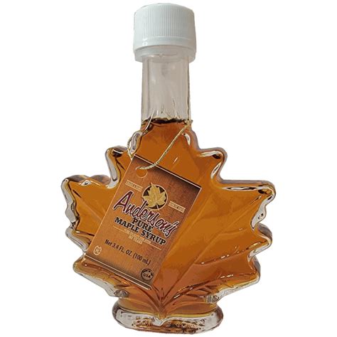 8oz Glass Maple Syrup Anderson S Maple Syrup