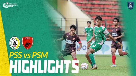 Highlights Pss Sleman Vs Psm Makassar Big Elite Pro Academy U