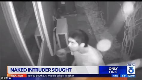 Nude Prowler Is Caught On Surveillance Video Lurking In California Back Yard Daily Mail Online