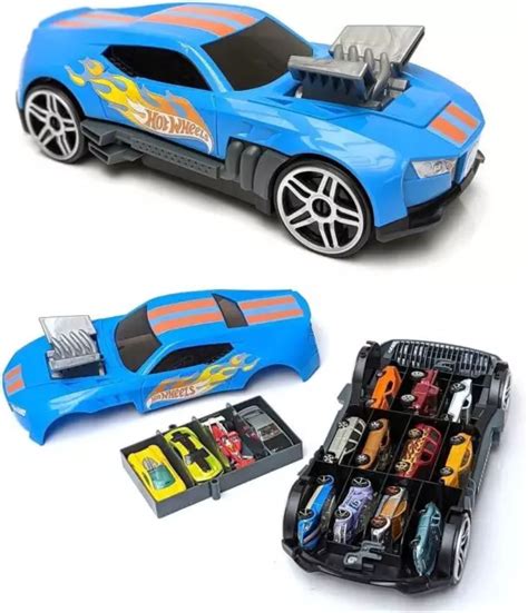 HOT WHEELS VOITURE Rangement 2in1 Course N Haul Gratuit Roue EUR 36 96 PicClick FR