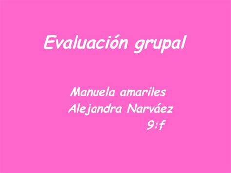 Alejandra Y Manuela Ppt