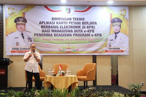 Pemprov Lampung Gelar Bimtek Aplikasi Kartu Petani Berjaya Berbasis