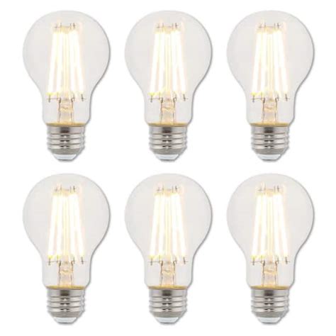 Westinghouse 75 Watt Equivalent A19 Dimmable Clear E26 Edison Filament