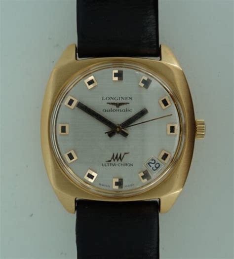 SOLD 1968 Longines Ultra Chron 18k Gold Birth Year Watches