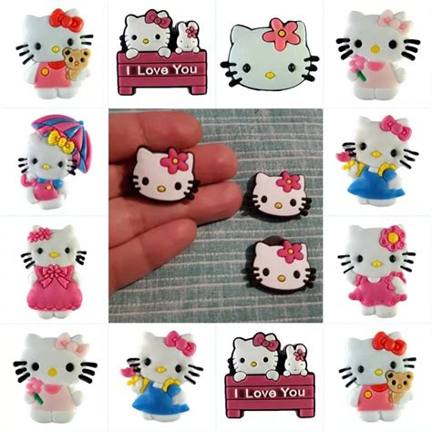 1pcs Hello Kitty Cartoon PVC Fridge Magnets Kawaii Magnetic Sticker Refrigerator Magnets Kids ...