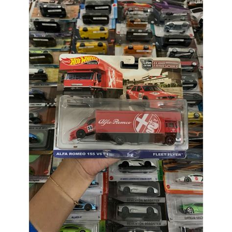 Jual HOT WHEELS TEAM TRANSPORT ALFA ROMEO V TI DAN FLEET FLYER Shopee Indonesia