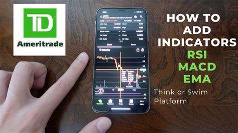 How To Add Indicators On TD Ameritrade Think Or Swim Mobile Platform