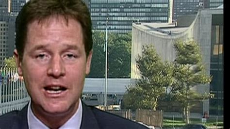 International Aid Pledges To Be Honoured Says Clegg Bbc News