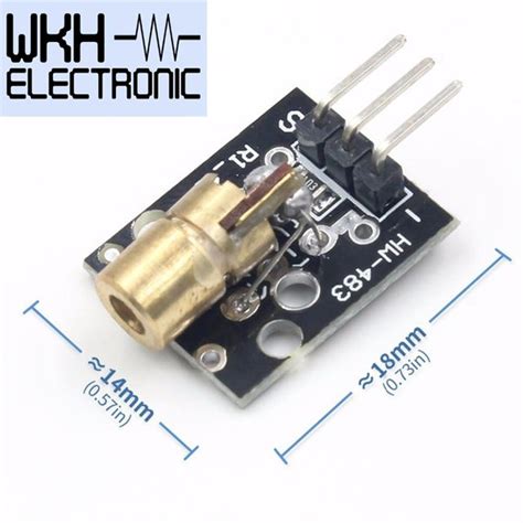 Jual Ky Nm Laser Transmitter Sensor Mm V Mw Red Laser Diode