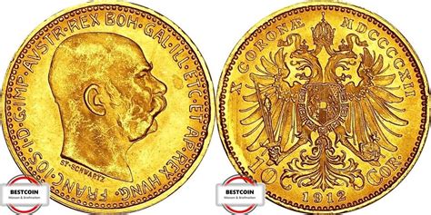 ÖSTERREICH 10 Corona 1912 KM 2816 geprägt unter Franz Joseph I STG