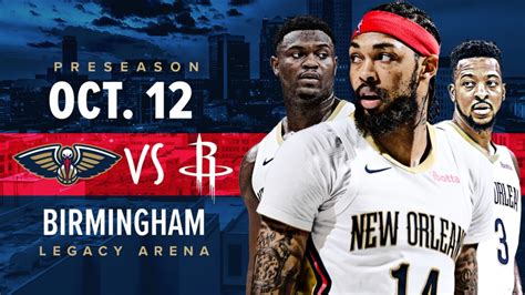 New Orleans Pelicans to Host Preseason Game in Birmingham - Birmingham ...