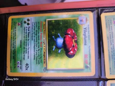 Pok Mon Tcg Vileplume Jungle Holo St Edition Holo Rare Ebay