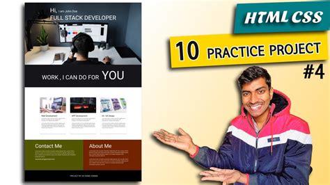 Developer Landing Page Html Css Practice Projects For