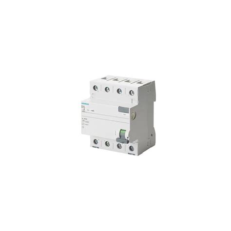 5SV4346 0KL SIEMENS Interruptor Diferencial 4 Polos Tipo