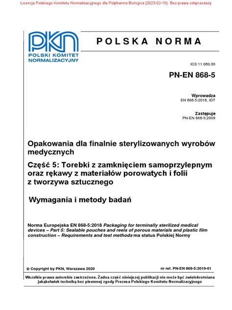 PN en 868 5 - 2019 | PDF