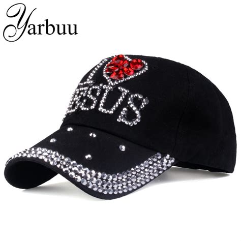 YARBUU Baseball Caps 2017 Fashion High Quality Hat For Women JESUS