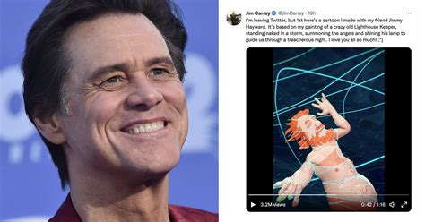 Jim Carrey Quits Twitter With Bizarre World Saving Cartoon Send Off