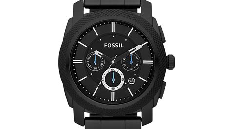 Mens Watch Fossil FS4552 Machine Chronograph Black YouTube