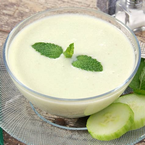 Crema Fria De Pepino Con Yogourt FOOD RECIPES