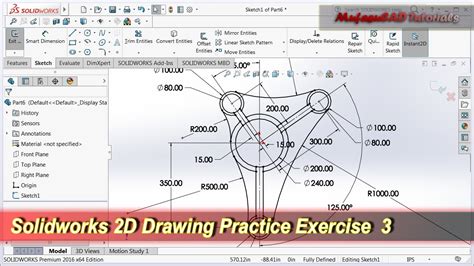 Solidworks 2d Drawings For Practice