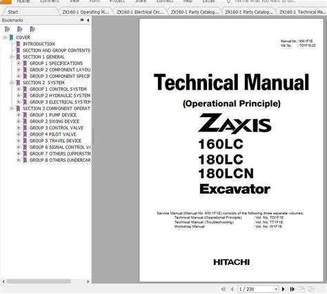 Hitachi Excavator Zaxis Zx Shop Manual Auto Repair Manual Forum