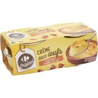 Dessert Cr Me Aux Ufs Caramel Sel Carrefour Original Les Pots De