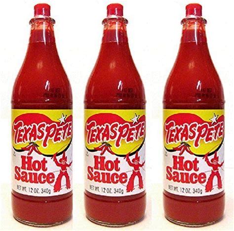 Texas Pete Original Hot Sauce Pack Of 3 Large 12 Oz Bottles By Texas