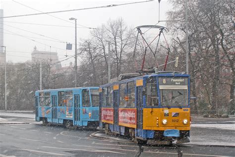 Лейпциг, Tatra T6A2 № 1012 — Фото — Городской электротранспорт