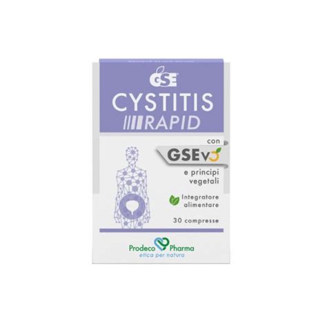 GSE Cystitis Rapid Integratore Per Cistite 30 Compresse TuttoFarma