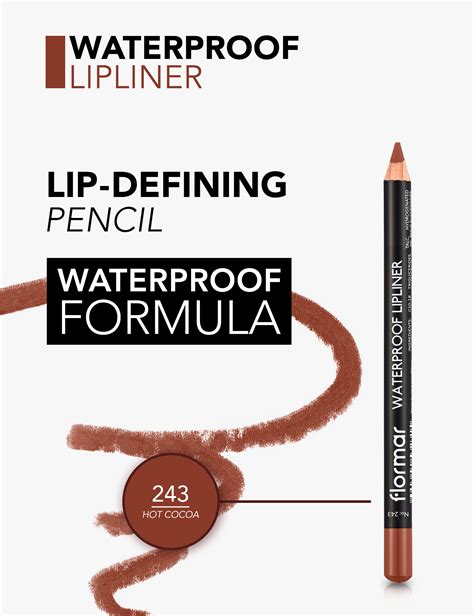 Waterproof Lipliner Hot Cocoa Flormar