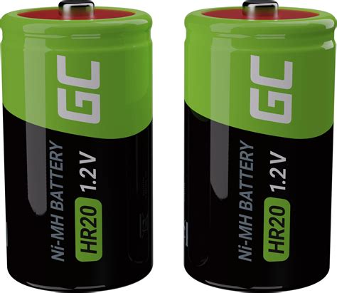 GREEN CELL BATERIE AKUMULATORKI 2X D R20 HR20 NI MH 1 2V 8000MAH Ceny