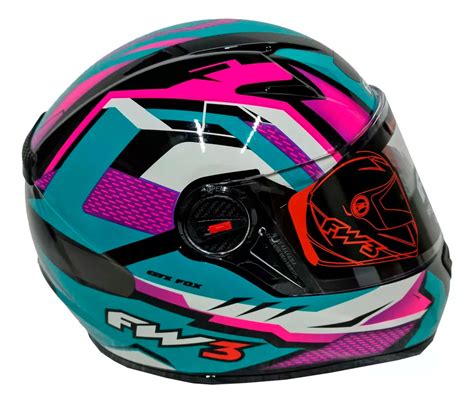 Capacete Moto Fechado Gtx Fox Fw Culos Fum V Rias Cores Auto Equip