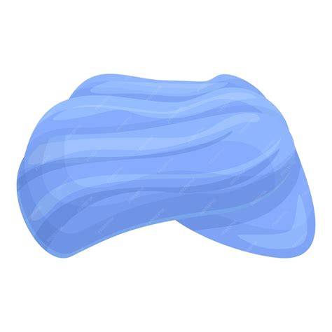 Desenho de ícone de turbante masculino vetor turbante indiano chapéu de homem | Vetor Premium