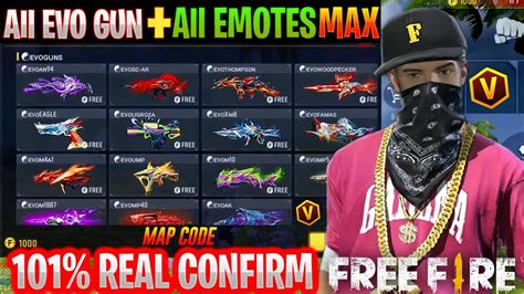 All Evo Gun Max All Legendary Bundle Emote Craftland Map Code India