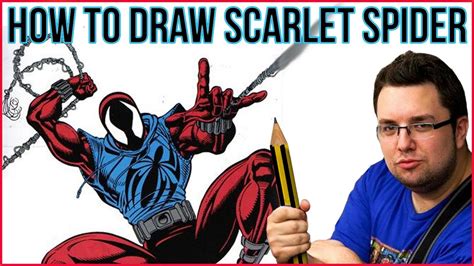 How To Draw Scarlet Spider Youtube