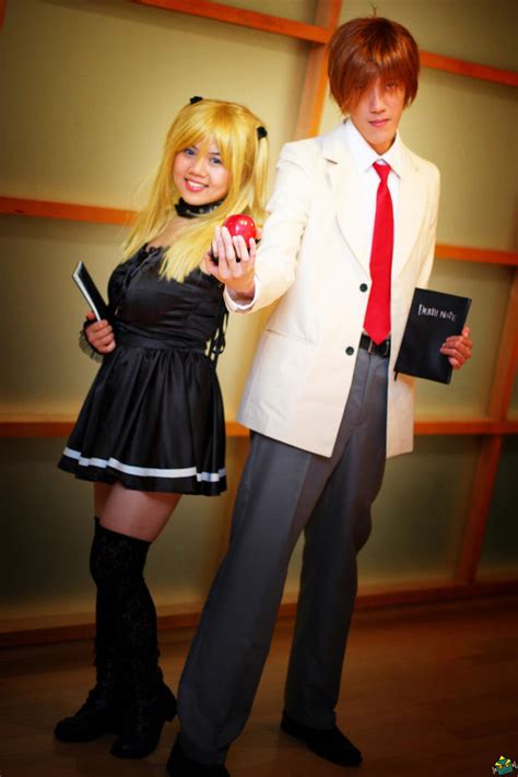 Misa Amane and Light Yagami by herbiecide on DeviantArt