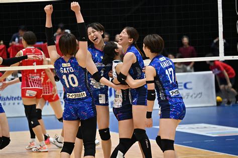 SVリーグ女子の開幕戦は埼玉上尾が勝利 昨季女王のNEC川崎をストレートで下す大同生命SVリーグ女子第1節GAME1 バレーボールキング