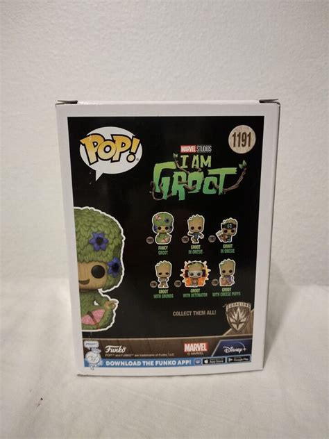 Funko Pop Marvel I Am Groot Fancy Groot 1191 Vinyl Figure