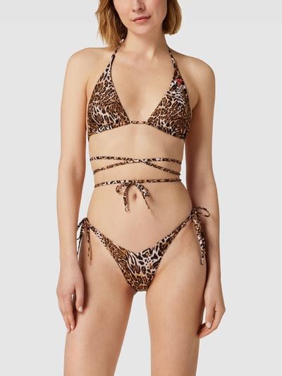 Kup Online Guess G Ra Bikini Ze Zwierz Cym Nadrukiem Jasnobr Zowy