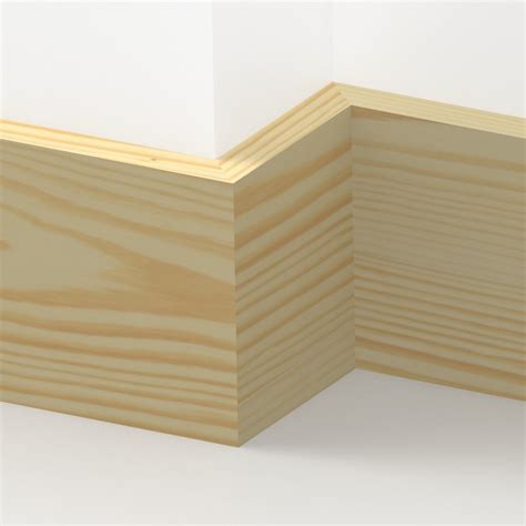 Pine Square Edge Skirting 35 Metre From Uk