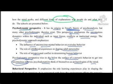 General Psychology Freshman Course Chapter One Part By Afaan Oromon